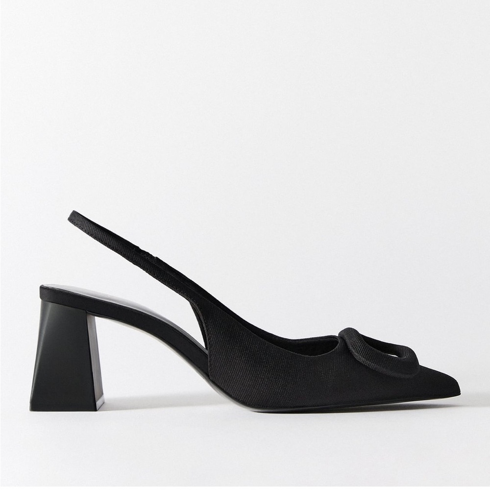 Zara sling backs size 6 1/2 can fit 7 worn once